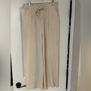Linen blend women’s pants.